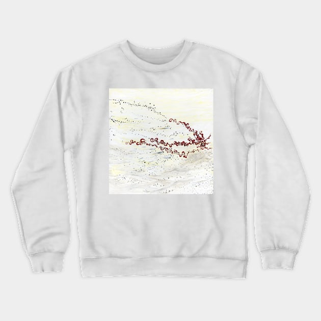 Fundoscopic beach Crewneck Sweatshirt by FJBourne